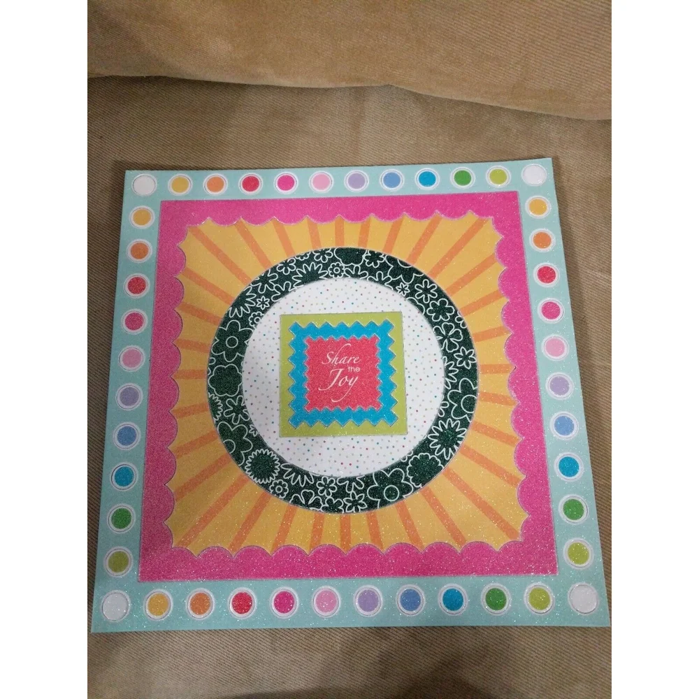 3 Birds- Sticky Sparkly Letters & Shapes Scrapbook - 8 large sheets